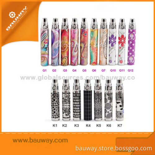eGO K&Q E cig Batteries with 650/1,100mAh Capacity